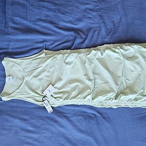 Aritzia TNA Chill Malibu Dress Brushed Green M